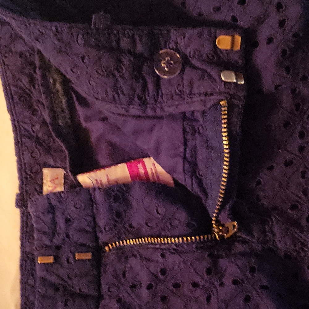 Blue Capris - Picture 4 of 5